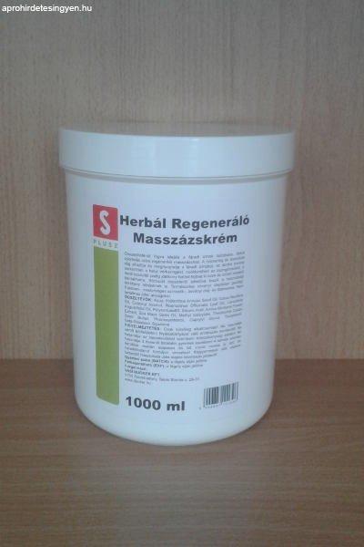 ESPLUSZ Sport Masszázskrém 1000 ml (régi nevén Herbal Regeneráló)