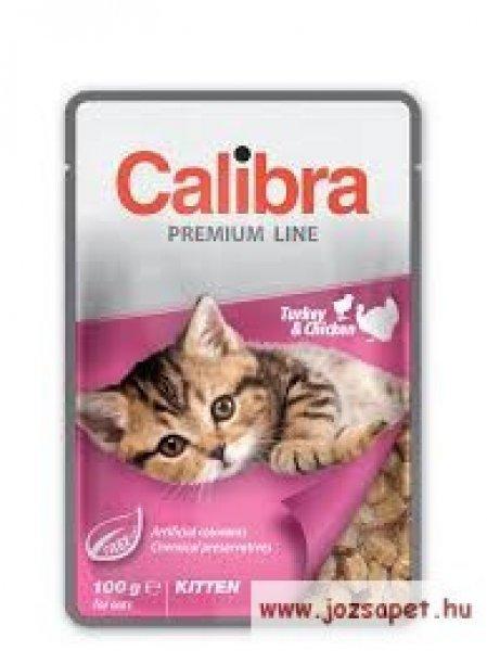 Calibra Cat Premium Kitten Turkey & Chicken 100g