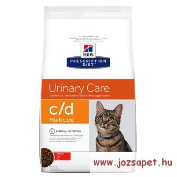 Hill's Prescription Diet Feline C/D Multicare macskatáp csirkés, rizses 3
kg