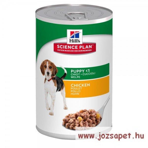 Hill's Canine Puppy Chicken konzerv kölyökkutyáknak, csirkés 370g