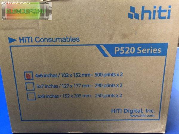 HITI P520 / 525L 10 x 15cm 4" x 6" ( 2 x 500 prints ) Media Set Blue
Box G2