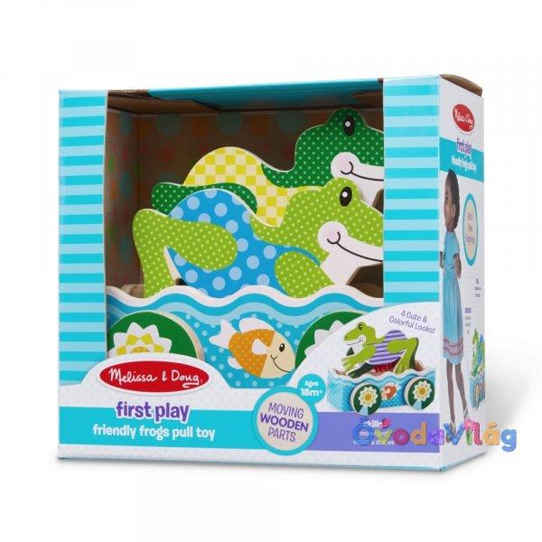 Melissa & Doug Bébi és tipegő fajátékok, Békaverseny