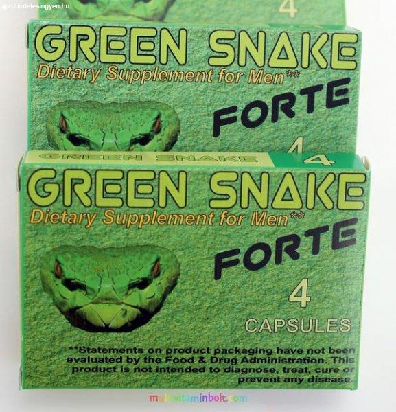 Green Snake First 4 db kapszula, potencianövelő, vágyfokozó Férfiaknak