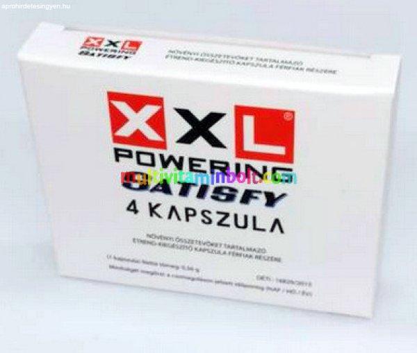XXL Powering Satisfy 4 db kapszula, férfiaknak 