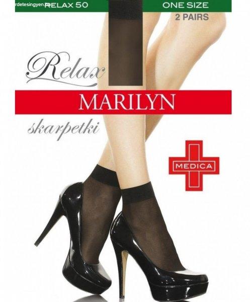 MARILYN PETKI RELAX 50 / 1 DOBOZBAN 2 PÁR női kompressziós hatású bokazokni