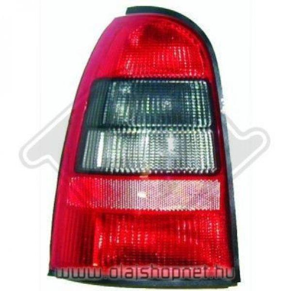 Opel Vectra B Hátsó lámpa üres jobb piros/füst (Kombi)