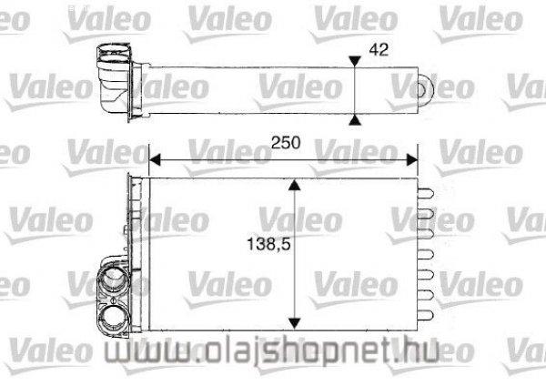 Citroen C3 Fűtőradiátor VALEO