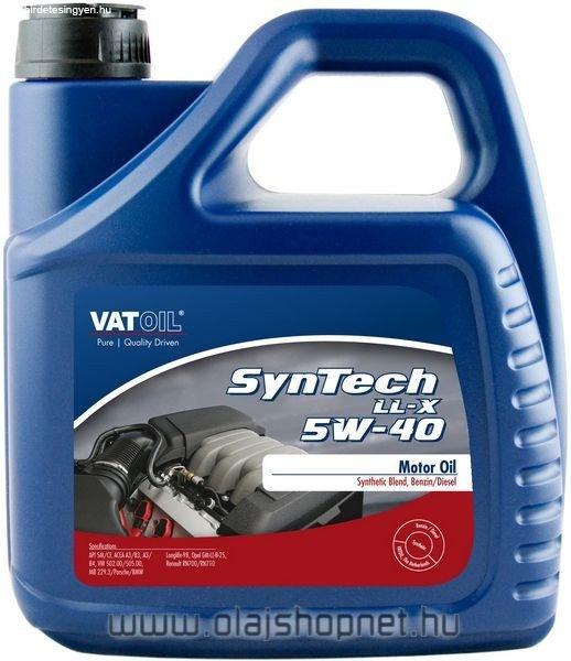 VAT Olaj SynTech LL-X 5W-40 4 liter