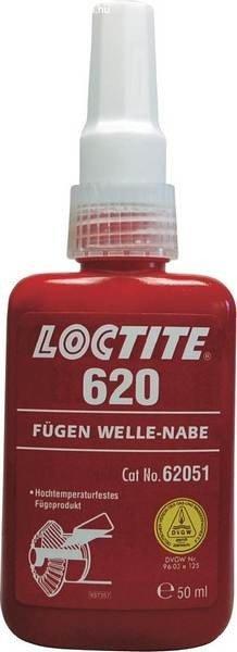 Loctite 620, 50 ml, Közepes szilárdságú, magas hőállóságú
csaprögzítő