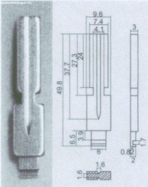 SMP 8B.BMW (3 mm) - Kulcsszár