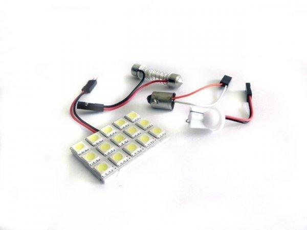 LED panel Beltéri LED panel, adapterrel, fehér fényű, 15 SMD leddel, 25x36mm