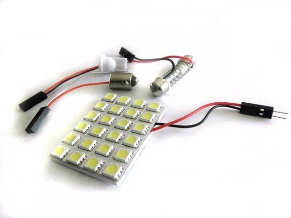 LED panel Beltéri LED panel, adapterrel, 24 SMD leddel, 45x33mm