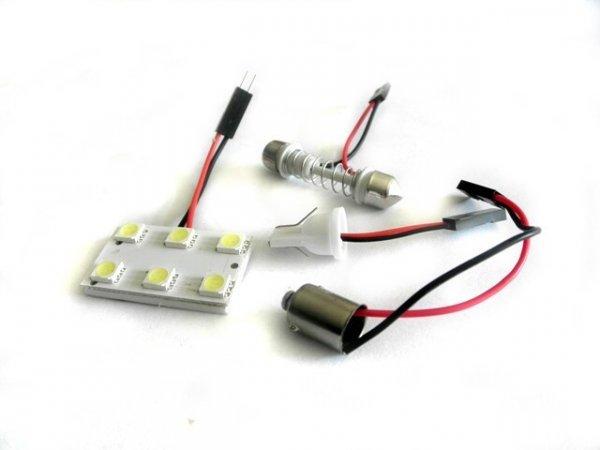 LED panel Beltéri LED panel, adapterrel, 6 SMD leddel, 20×33mm.