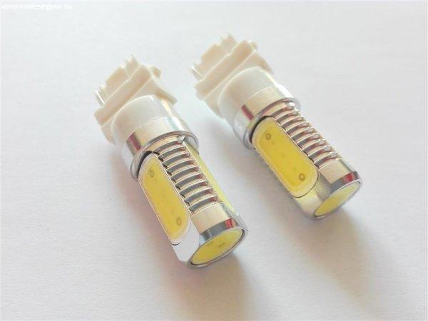 LED dióda 3156 foglalathoz, fehér fényű, COB LED, párban