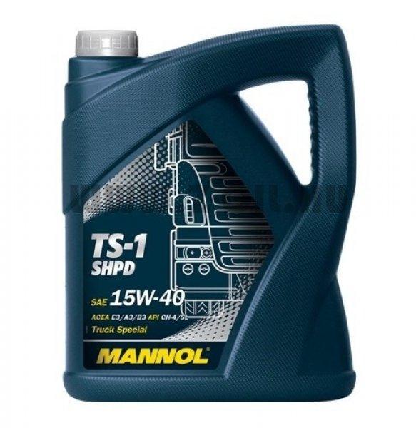 MANNOL SHPD TS-1 5L MOTOROLAJ SAE 15W-40 CF/SJ STANDARD