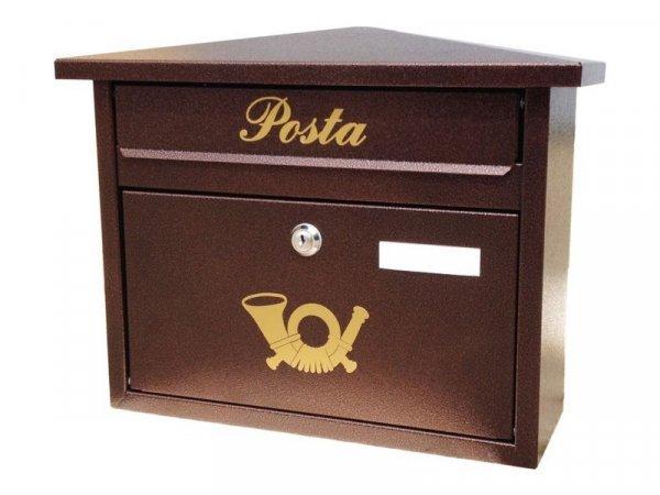 POSTALÁDA KÜLTÉRI ANTIK BRONZ APOLLÓ