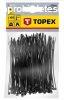 KBELKTEGEL TOPEX 44E970 2,5X100 MM/100 DB FEKETE
