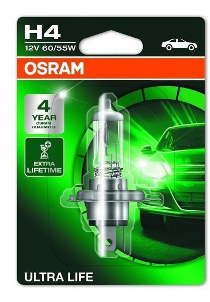OSRAM ULTRA LIFE H4 12V 60/55W 1db 64193ULT-01B H4 60/55W 3 X ÉLETTARTAM