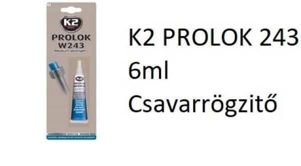 K2 PROLOK 243 6ml Csavarrögzitő