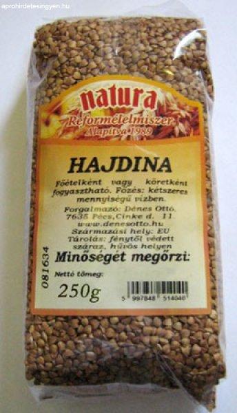 NATURA HAJDINA ENYHÉN PIRÍTOTT 250G