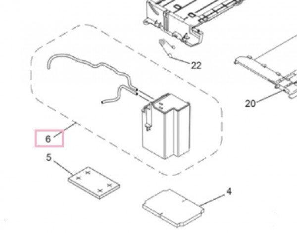 BR LX8484001 Ink absorber tube DCP-J925