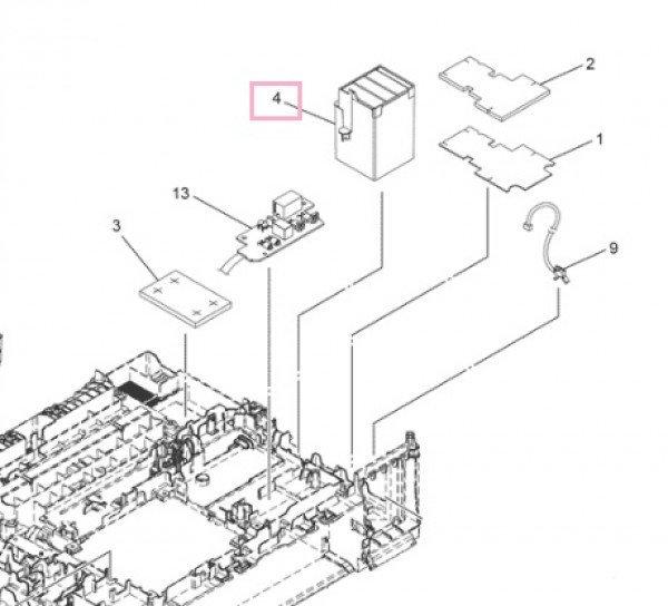 BR LEK119001 Ink absorber box DCP-J100