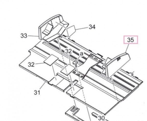 Min A01H560402 Regulation plate