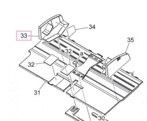 Min A01H560502 Regulation plate