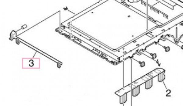 OKI 46129401 Lever lock top FX760