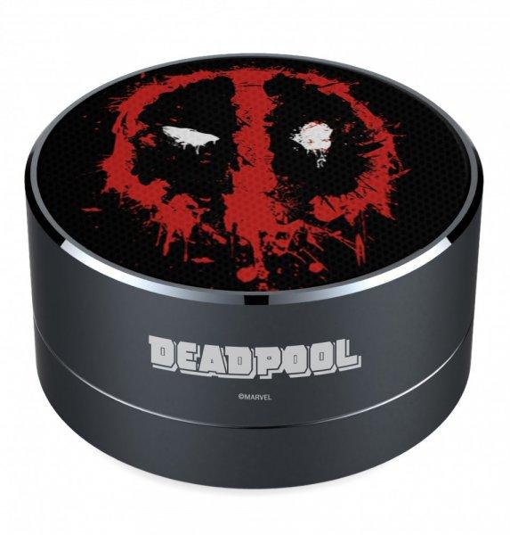 Marvel Bluetooth hangszóró - Deadpool 001 micro SD olvasóval, AUX bemenettel
és kihangosító funkcióval