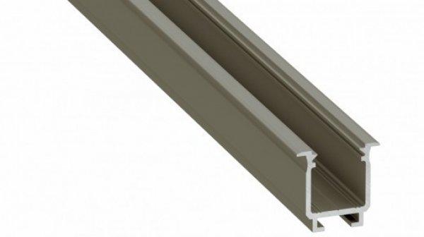 LED Alumínium Profil Beépíthető Mély Horonnyal [W] Bronz 2,02 méter