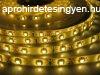 LED szalag MelegFehr kltri 5050 60LED 17W 2700K IP65 
