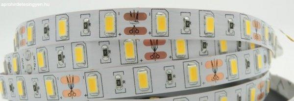 LED szalag MelegFehér beltéri 5630 60LED 16W 2700K 1500lm 2év garancia