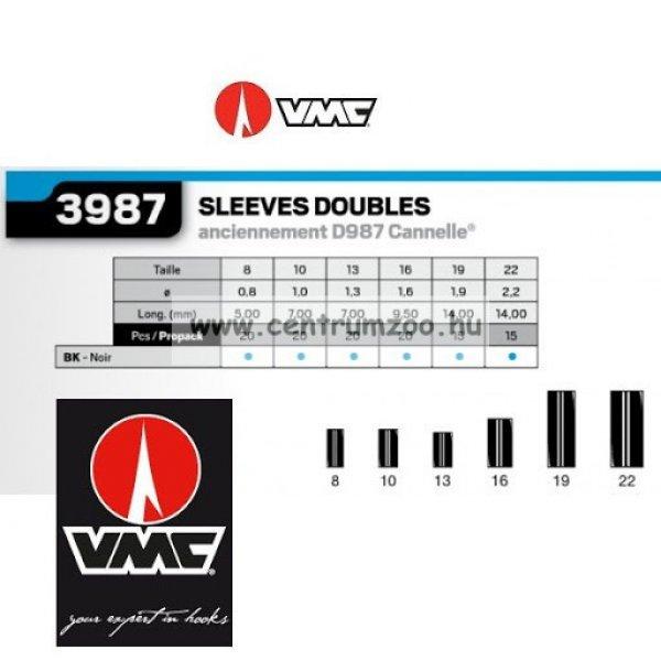 Krimpelő Hüvely - VMC Krimpelő Duplahüvely Roppantócső 13-as 1,3x7mm 20db
(3987BK)