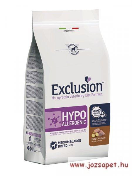 Vet Exclusion Hypoallergenic Rabbit & Potato Medium/Large 2kg