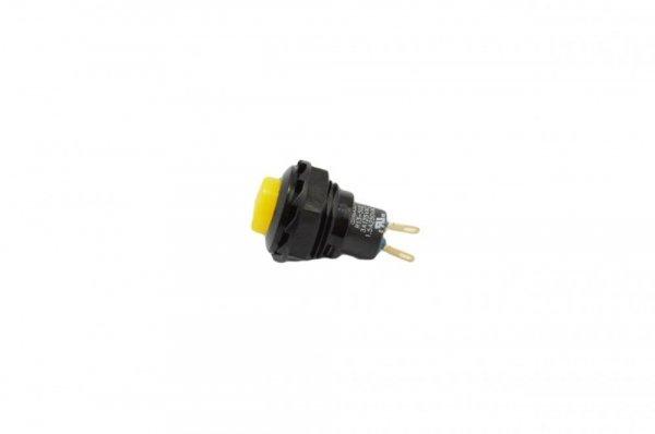 Sárga Nyomógomb 1.5a od-12mm furatba