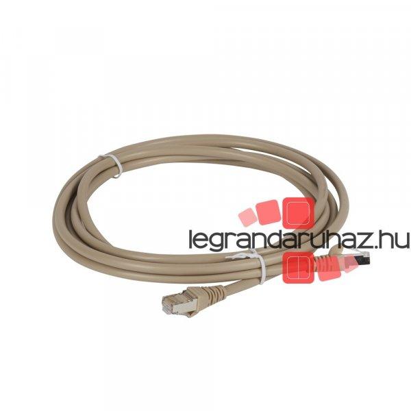 Legrand Linkeo patch kábel Cat5e FTP PVC világos barna 3m, Legrand 632742