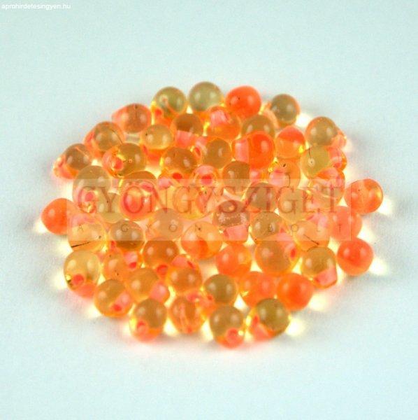 Miyuki drop gyöngy - f9 - Salmon Lined Light Topaz - 3,4mm