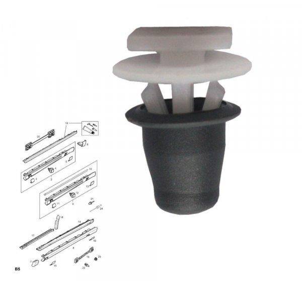 OPEL KÜSZÖBDÍSZLÉC RÖGZÍTŐ PATENT (25 db)