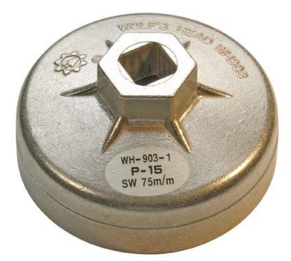 BGS-1045 Olajszűrő leszedő kupak 75 mm x 15
