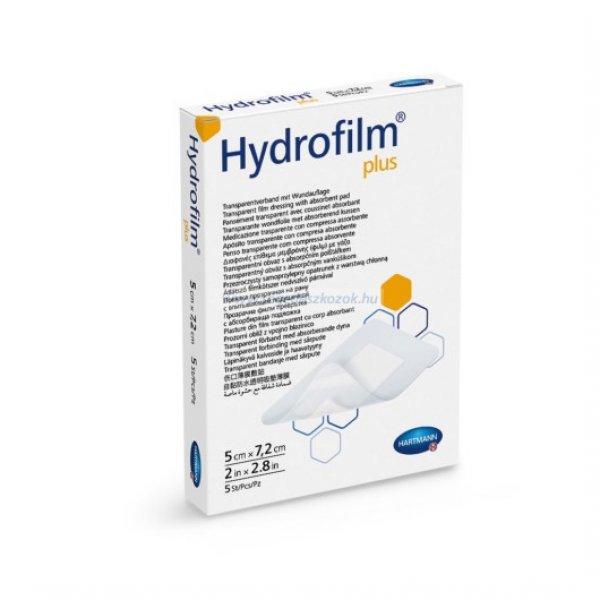Hartmann Hydrofilm Plus filmkötszer sebpárnával 5x7,2 cm 1db
