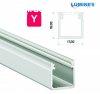 LED Alumnium Profil Magas fal [Y] Ezst 1 mter