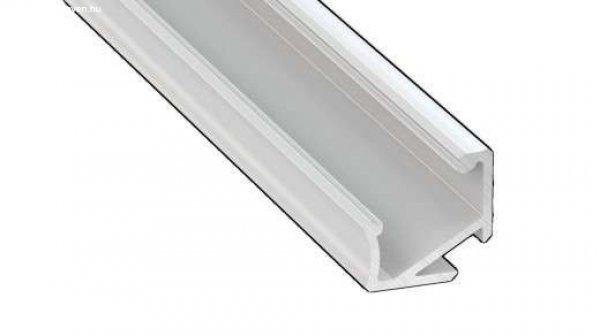 LED Alumínium Profil Asszimetrikus Sarokba rögzíthető [H] Fehér 1 méter