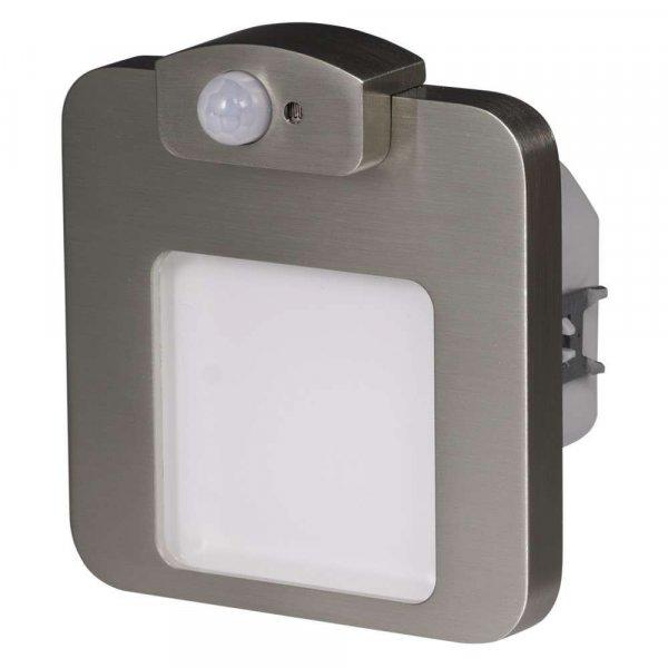 Zamel LEDES Beltéri Lépcső és Oldalfali lámpa Beépíthető MOZA 230V Inox
keret Meleg fehér Beépített érzékelővel
