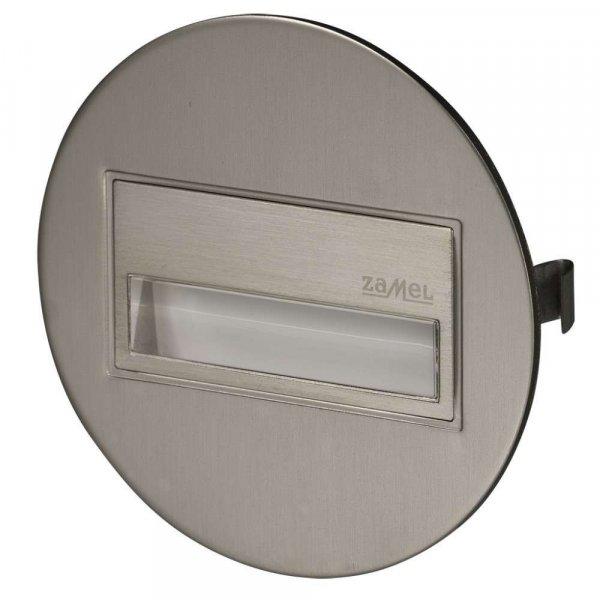 Zamel LEDES Beltéri Lépcső és Oldalfali lámpa Beépíthető SONA 14V Inox
keret Meleg fehér