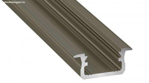 LED Alumínium Profil Beépíthető [B] Bronz 1 méter