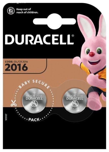 Duracell CR2016 lithium gombelem bliszteres/2