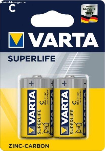 Varta Super Heavy Duty C féltartós baby elem (R14) BL/2