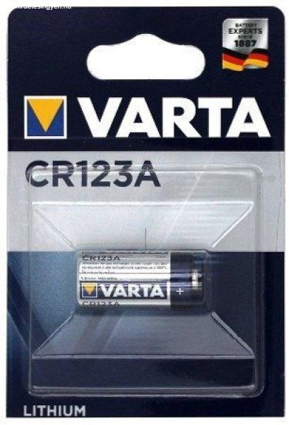 Varta CR123 lithium elem 3V-os bl/1 6205