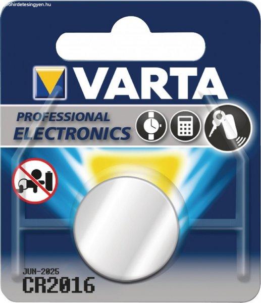 Varta CR2016 lithium gombelem 3V bl/1